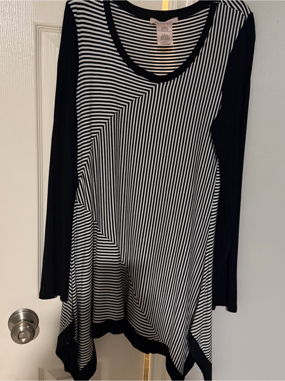 Philosophy Black and White Striped Scoop